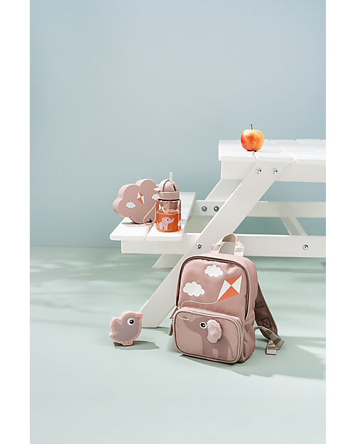 Done By Deer Zainetto Elphee per Bambini - Cipria - 20x26 cm Zaini Asilo