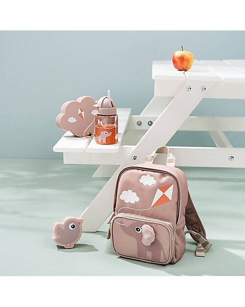 Done By Deer Zainetto Elphee per Bambini - Cipria - 20x26 cm Zaini Asilo