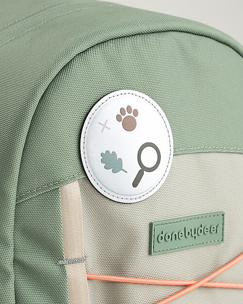 Done By Deer Zainetto Junior - Tiny Trails - Verde - 13 L Zaini Asilo