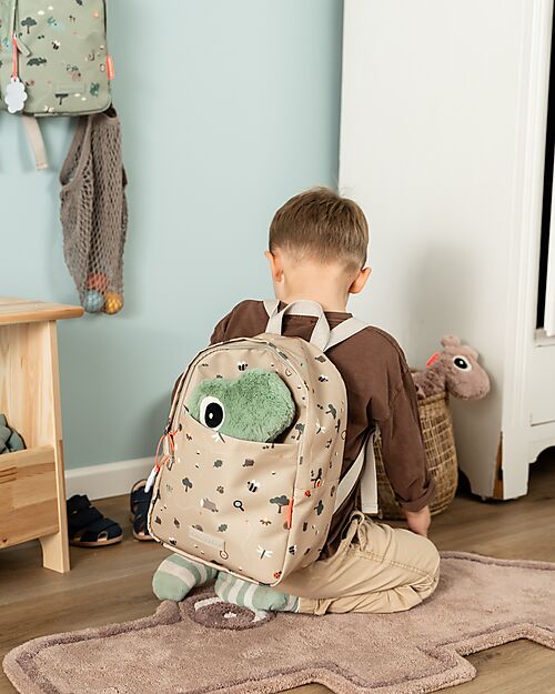 Done By Deer Zainetto Kids - Tiny Trails - Sabbia - 7,5 L Zaini Asilo