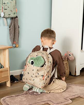 Done By Deer Zainetto Kids - Tiny Trails - Sabbia - 7,5 L Zaini Asilo