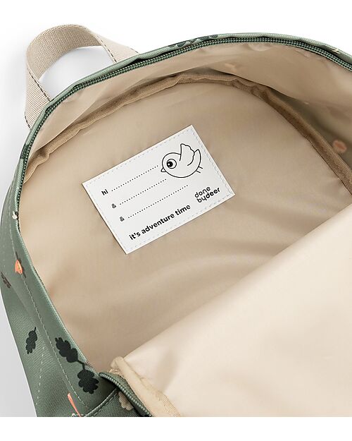 Done By Deer Zainetto Kids - Tiny Trails - Verde - 7,5 L Zaini Asilo