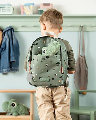 Done By Deer Zainetto Kids - Tiny Trails - Verde - 7,5 L Zaini Asilo