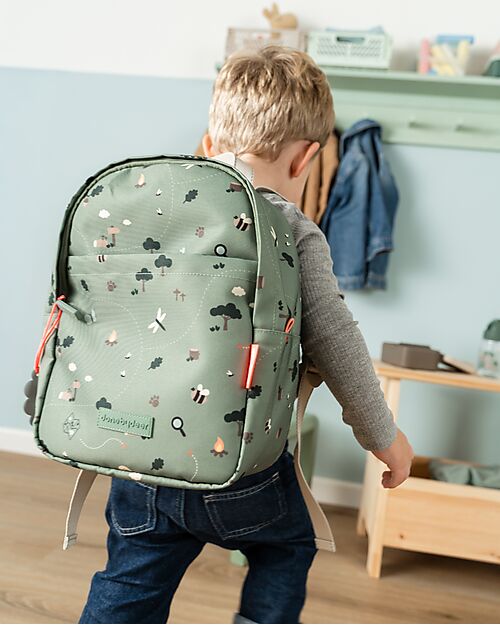 Done By Deer Zainetto Kids - Tiny Trails - Verde - 7,5 L Zaini Asilo