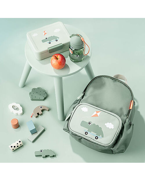 Done By Deer Zainetto per Bambini - Playground - Verde - 7,5L Zaini Asilo