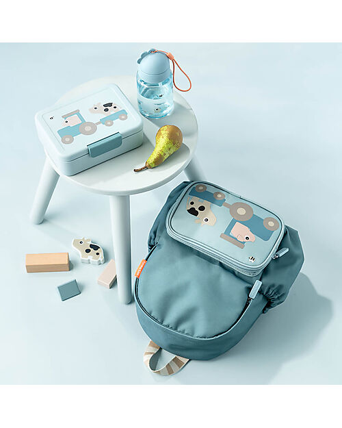 Done By Deer Zainetto per Bambini - Tiny Farm - Blu - 7,5L Zaini Asilo