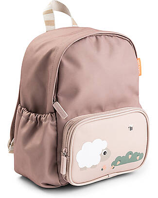 Done By Deer Zainetto per Bambini - Tiny Farm - Cipria - 7,5L Zaini Scuola
