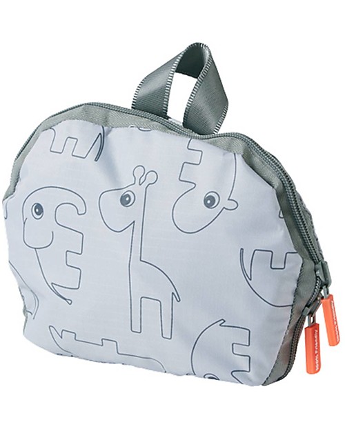 Done By Deer Zainetto Ripiegabile Contour 10l, Grigio - 25x34x16 cm Zaini Scuola
