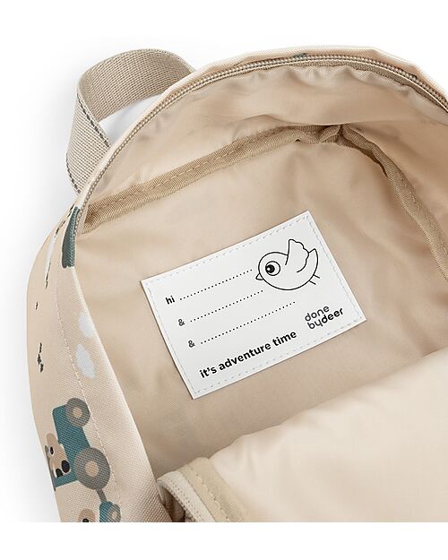 Done By Deer Zainetto Tiny - Tiny Trails - Sabbia - 4 L Zaini Asilo