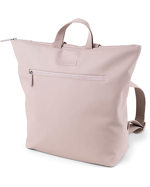 Done By Deer Zaino Cambio con Fasciatoio Ripiegabile e Ganci Passeggino - Powder - Fatto con bottiglie di plastica riciclata! Zaini Fasciatoio