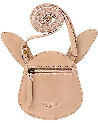 Donsje Borsa a Tracolla Exclusive Britta - Coniglio Invernale - 100% Pelle Premium Portamonete