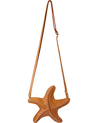 Donsje Borsa a Tracolla Thysa - Stella marina - 100% Pelle Pieno Fiore Portamonete