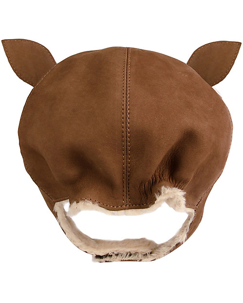 Donsje Cappello Invernale Kapi - Cervo Maschio - Pelle Nubuck! Cappelli Invernali