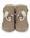 Donsje Scarpe Bambino in Pelle Mush - Funghi - Tartufo Scarpe