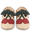 Donsje Scarpe in Pelle Nanoe - Ciliegia - Chiusura in Velcro Scarpe