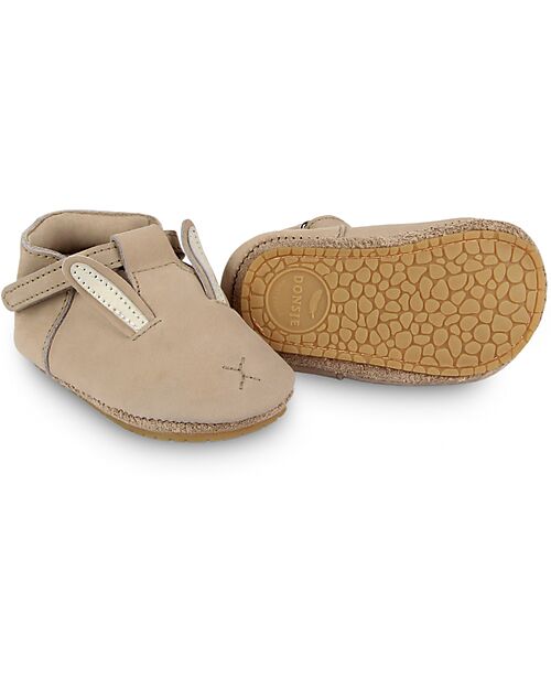 Donsje Scarpe in Pelle Nubuck Spark Classic - Coniglietto - Chiusura in Velcro Sandali