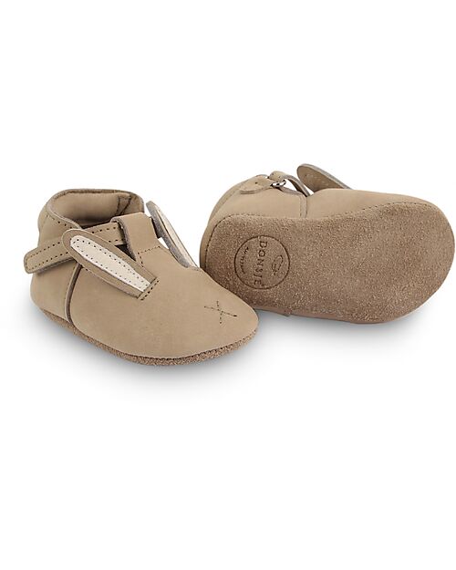Donsje Scarpe in Pelle Nubuck Spark Classic - Coniglietto - Chiusura in Velcro Sandali