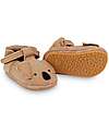 Donsje Scarpe in Pelle Spark Classic - Koala - Chiusura in Velcro Sandali