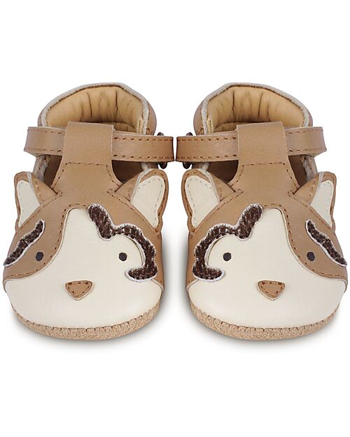 Donsje Scarpe in Pelle Spark Exclusive - Calico Cat - Chiusura in Velcro Sandali