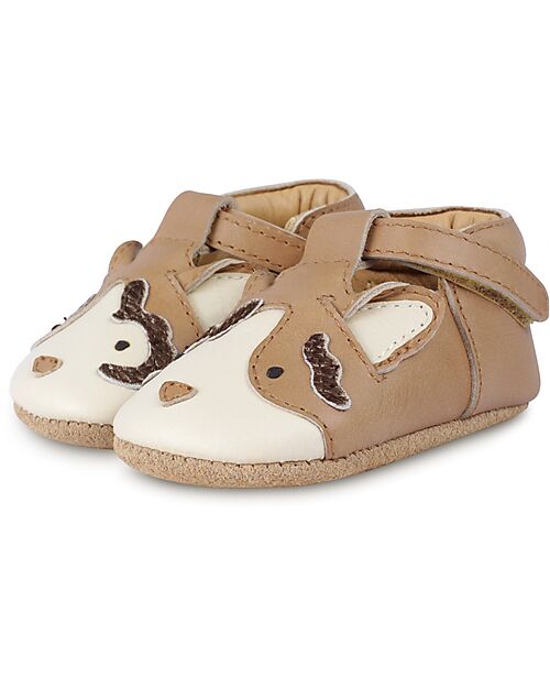 Donsje Scarpe in Pelle Spark Exclusive - Calico Cat - Chiusura in Velcro Sandali