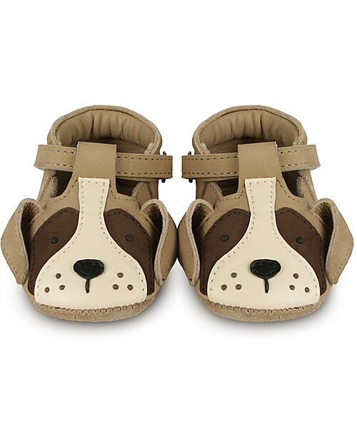 Donsje Scarpe in Pelle Spark Special - Saint Bernard - Chiusura in Velcro Sandali