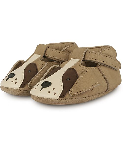 Donsje Scarpe in Pelle Spark Special - Saint Bernard - Chiusura in Velcro Sandali