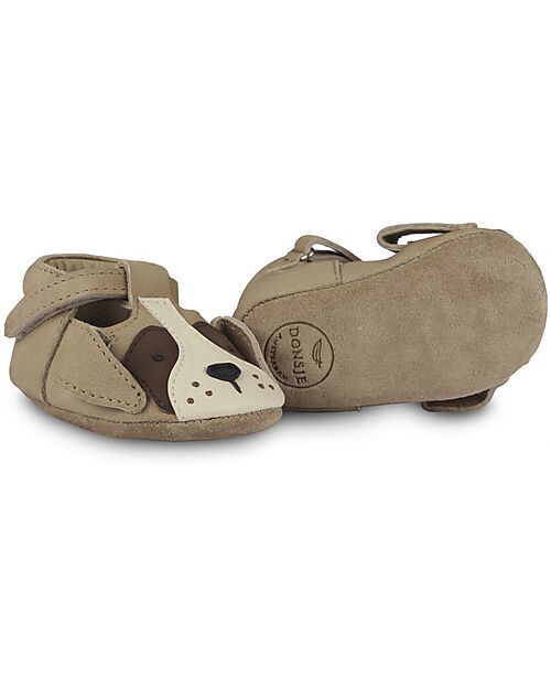 Donsje Scarpe in Pelle Spark Special - Saint Bernard - Chiusura in Velcro Sandali