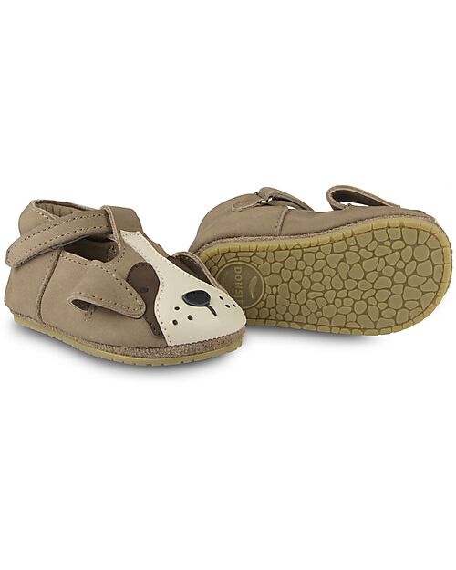 Donsje Scarpe in Pelle Spark Special - Saint Bernard - Chiusura in Velcro Sandali