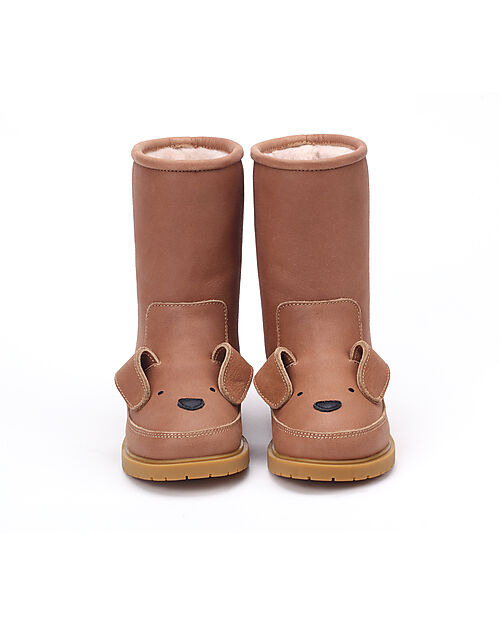 Donsje Stivaletto in Pelle Classic Wadudu - Cane - Imbottito in Lana! Scarpe