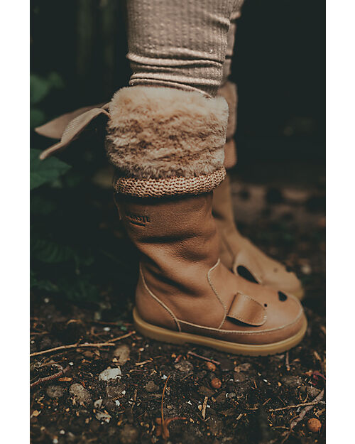 Donsje Stivaletto in Pelle Classic Wadudu - Cane - Imbottito in Lana! Scarpe