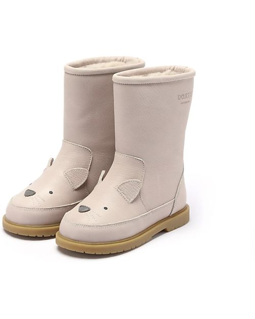 Donsje Stivaletto in Pelle Classic Wadudu - Gatto - Imbottito in Lana! Scarpe