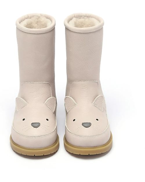 Donsje Stivaletto in Pelle Classic Wadudu - Gatto - Imbottito in Lana! Scarpe