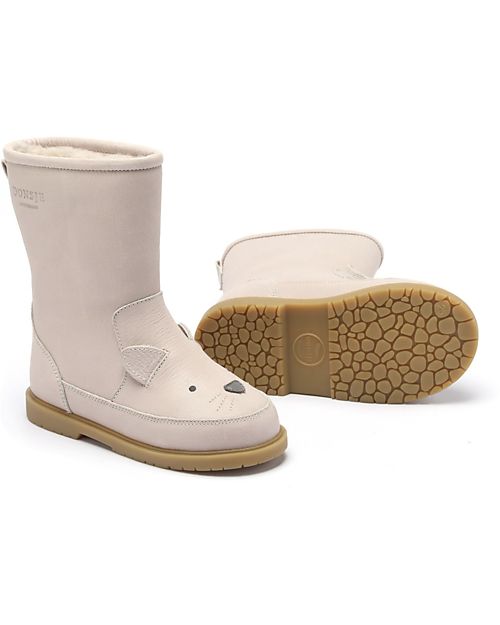 Donsje Stivaletto in Pelle Classic Wadudu - Gatto - Imbottito in Lana! Scarpe
