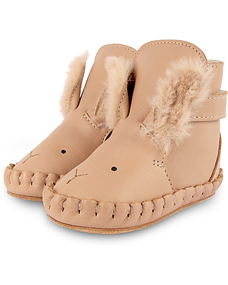 Donsje Stivaletto in Pelle Kapi Exclusive - Coniglio Invernale - per i Primi Passi! Scarpe_