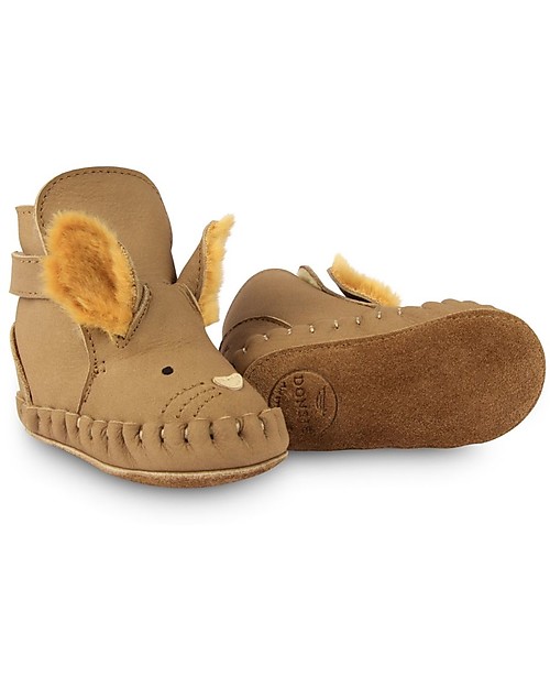 Donsje Stivaletto in Pelle Kapi Exclusive - Scoiattolo - per i Primi Passi! Scarpe