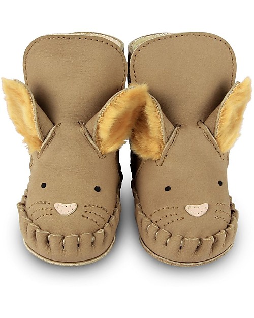Donsje Stivaletto in Pelle Kapi Exclusive - Scoiattolo - per i Primi Passi! Scarpe