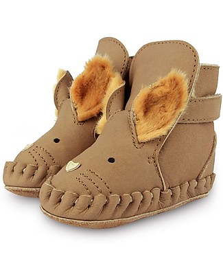 Donsje Stivaletto in Pelle Kapi Exclusive - Scoiattolo - per i Primi Passi! Scarpe_