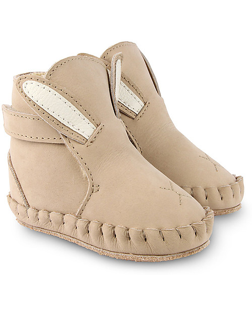 Donsje Stivaletto in Pelle Nubuck Classic Kapi - Coniglio - per i Primi Passi! Scarpe