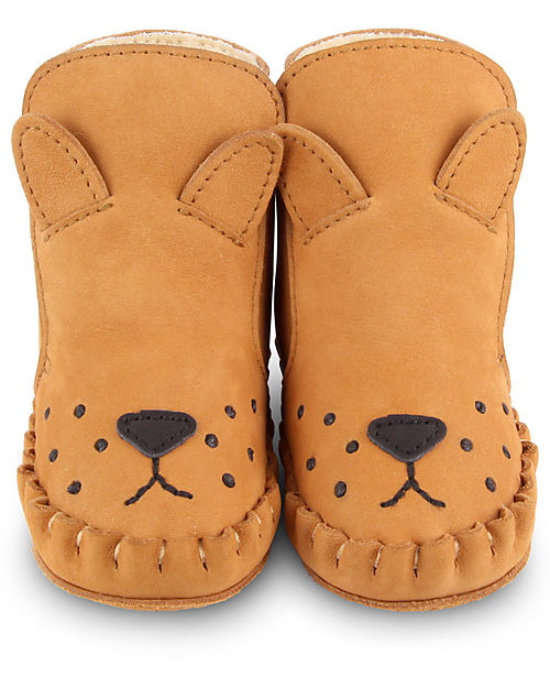 Donsje Stivaletto in Pelle Nubuck Classic Kapi - Leone - per i Primi Passi! Scarpe