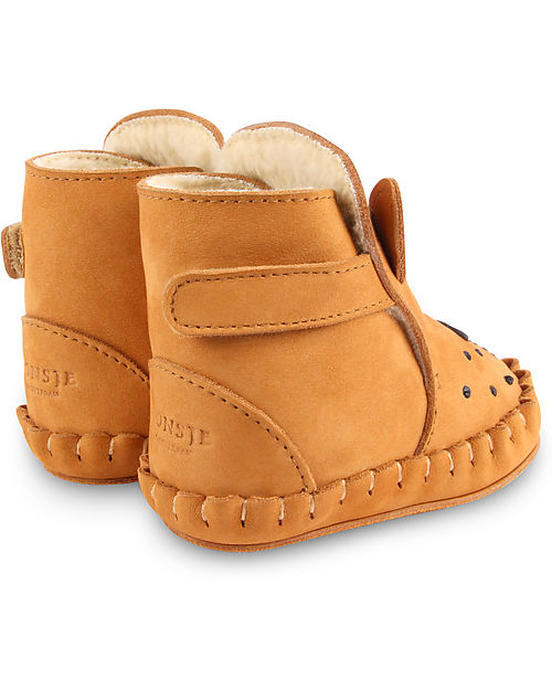 Donsje Stivaletto in Pelle Nubuck Classic Kapi - Leone - per i Primi Passi! Scarpe