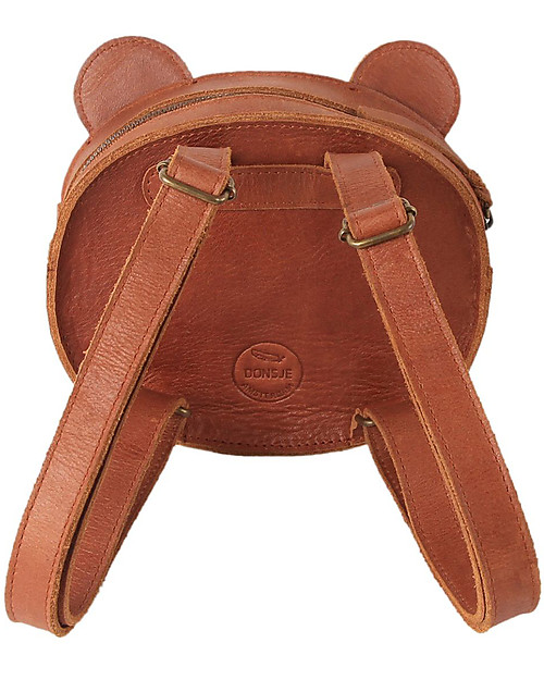 Donsje Zainetto Kapi Classic - Orso - 100% pelle Premium Zaini Asilo