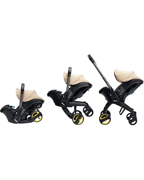 Doona 2 in 1 Seggiolino Auto e Passeggino Doona i - Sahara Sand - Si Trasforma in Pochi Secondi! Seggiolini Auto Gruppo 0+/1