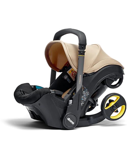 Doona 2 in 1 Seggiolino Auto e Passeggino Doona i - Sahara Sand - Si Trasforma in Pochi Secondi! Seggiolini Auto Gruppo 0+/1