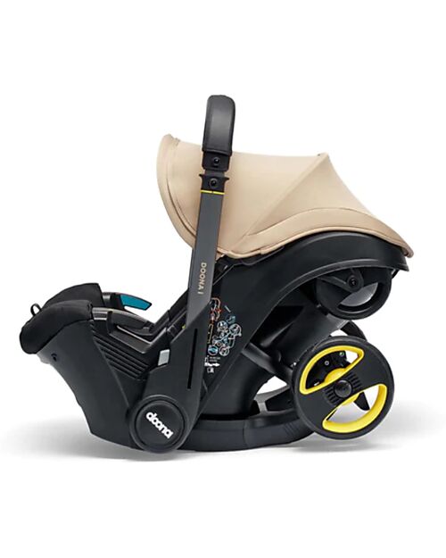 Doona 2 in 1 Seggiolino Auto e Passeggino Doona i - Sahara Sand - Si Trasforma in Pochi Secondi! Seggiolini Auto Gruppo 0+/1