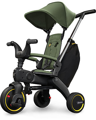 Doona Doona Liki Trike S3 Triciclo Verde Desert - Compatto da 1 a 3 Anni! Biciclette