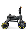 Doona Doona Liki Trike S5 Triciclo, Nero Nitro - Manubrio in Legno, da 1 a 3 Anni! Tricicli