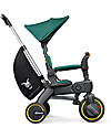 Doona Doona Liki Trike S5 Triciclo, Verde Racing - Manubrio in Legno, da 1 a 3 Anni! Tricicli