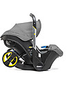 Doona Doona+, Seggiolino Auto con Ruote 2-in-1, Grigio - Approvato come passeggino! Seggiolini Auto Gruppo 0+/1