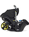 Doona Doona+, Seggiolino Auto con Ruote 2-in-1, Nero - Approvato come passeggino! Seggiolini Auto Gruppo 0+/1