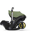 Doona Doona+, Seggiolino Auto Gruppo 0+ con Ruote 2-in-1, Desert Green - Approvato come passeggino! Seggiolini Auto Gruppo 0+/1
